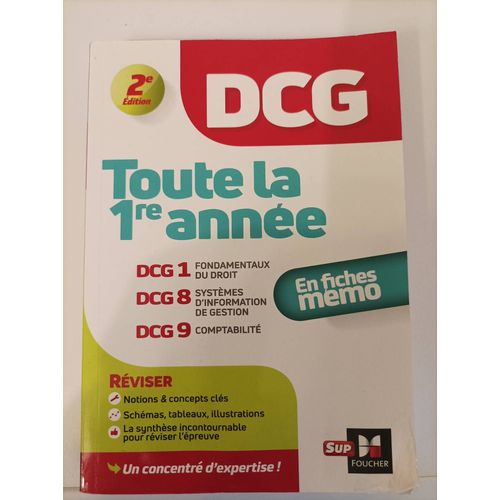 Fiches Mémo De La Première Année De Dcg