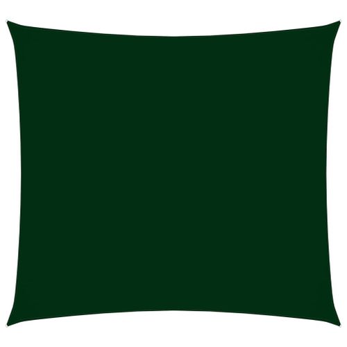 Vidaxl Voile De Parasol Tissu Oxford Carré 2x2 M Vert Foncé