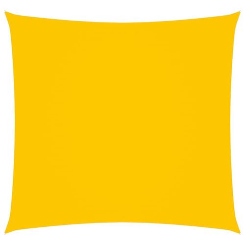 Vidaxl Voile De Parasol Tissu Oxford Carré 2x2 M Jaune
