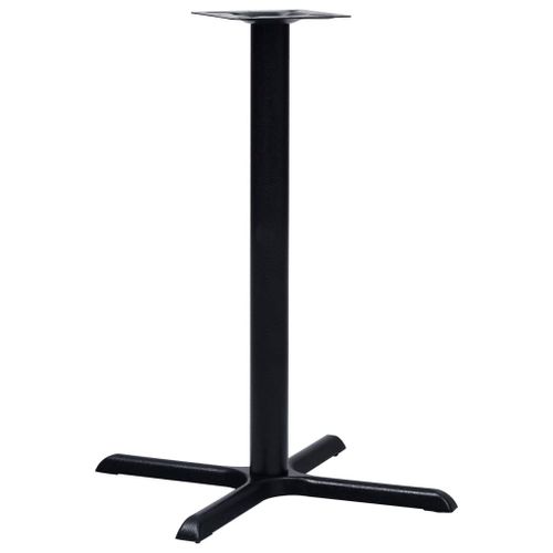 Vidaxl Pied De Table De Bistro Noir 76x76x107 Cm Fonte