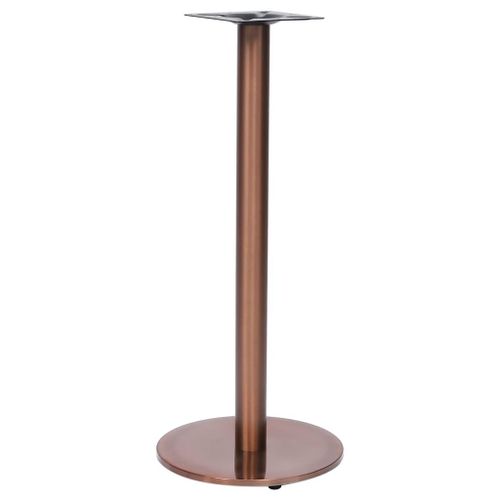 Vidaxl Pied De Table De Bistro Doré Ø45x107 Cm Acier Inoxydable