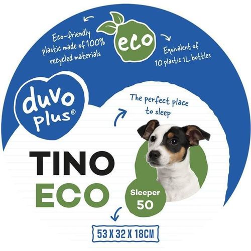 Europet Bernina Panier Ergonomique Sleeper Tino 50 Eco Duvo+ En Plastique - Bleu - Pour Chien