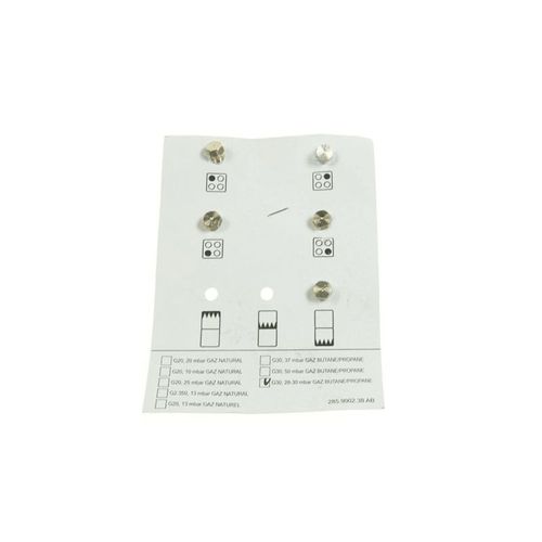 KIT INJECTEURS GAZ BUTANE POUR CUISINIERE BEKO - 4431900202