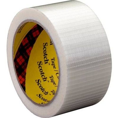 3M 587749 Filament-Klebeband Scotch® Transparent (L x B) 50m x 50mm 1 Rolle(n)