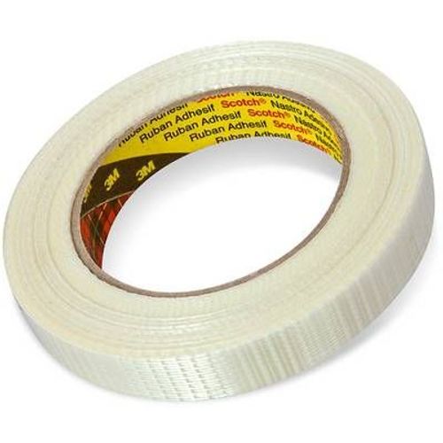 3M 8959 587748 Filament-Klebeband Transparent (L x B) 50m x 19mm 1 Rolle(n)