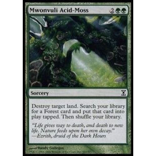 Mousse Acide De La Mwônvouli - Spirale Temporelle - Mwonvuli Acid-Moss - C - Magic Mtg