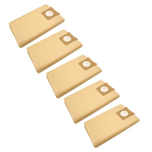 vhbw 50x sacs compatible avec Kärcher 6.904-168.0, T 101, VAC UP 20 L aspirateur - papier, marron