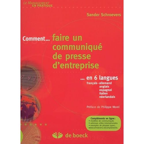 Comment - Faire Un Communiqué De Presse D'entreprise - ...En 6 Langues