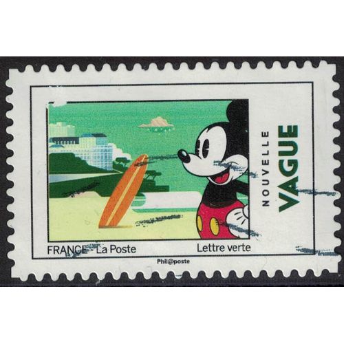 France 2018 Oblitéré Used Mickey Et La France Nouvelle Vague