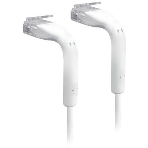 Ubiquiti UniFi - Cordon de raccordement - RJ-45 (M) pour RJ-45 (M) - 30 cm - 3 mm - CAT 6 - démarré - blanc