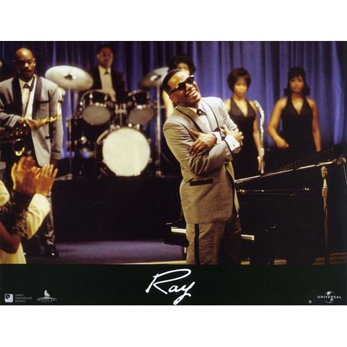 Ray : Jeu De 8 Photos D'exploitation Cinématographique - Format 21x27.5 Cm - De Taylor Hackford Avec Jamie Foxx, Regina King, Kerry Washington, Clifton Powell, Harry Lennix, Bokeem Woodbine - 2004