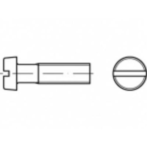 TOOLCRAFT TO-5451018 Vis cylindrique M3 6 mm plat ISO 1207 200 pc(s)
