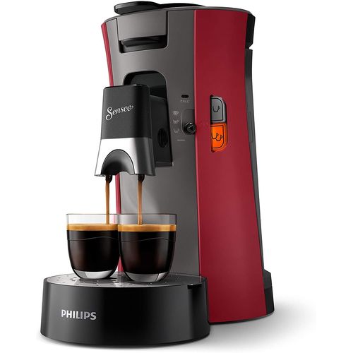 Machine À Café Dosettes Senseo Rouge Noir