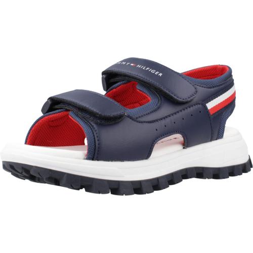 Tommy Hilfiger Sandalo Stripes Velcro Colour Bleu - 37