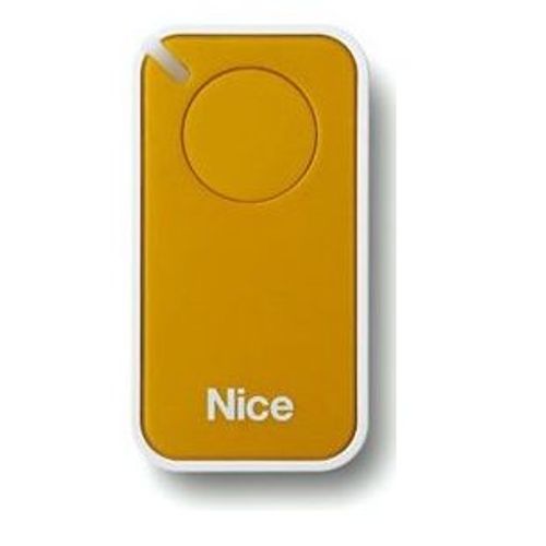 Télécommande 1 canal jaune NICE INTI1Y