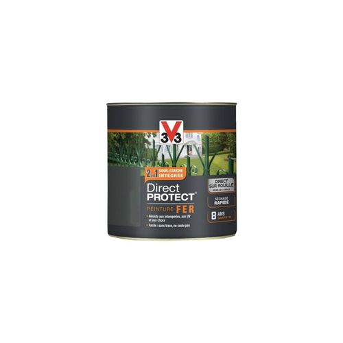V33 Peinture Direct Protect Fer Blanc 2 L