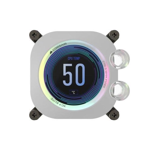 Corsair Cpu Water Block, Xc7 Elite Lcd White