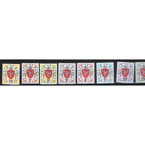 Ile De Man Timbres Taxe 1973