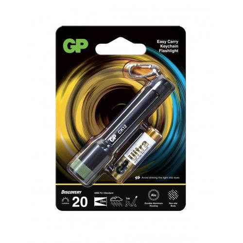 GP Discovery CK12 - Lampe torche porte-clef 20 lumens - 1 pile LR3/AAA fournie