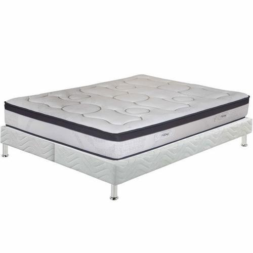 Matelas + Sommier Tapissier 180x200 Ressorts - Rueda - Soutien Ferme - Made In France