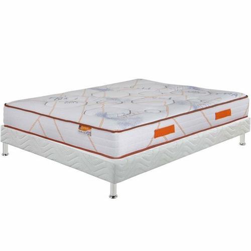 Matelas + Sommier Tapissier 160x200 Ressorts - Charline - Soutien Medium