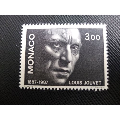 Timbre Monaco Y T 1603 Centenaire De La Naissance De Louis Jouvet 1987 ( 090608 )