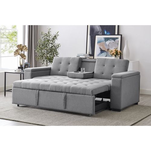 Noho Canapé Convertible Gris Clair
