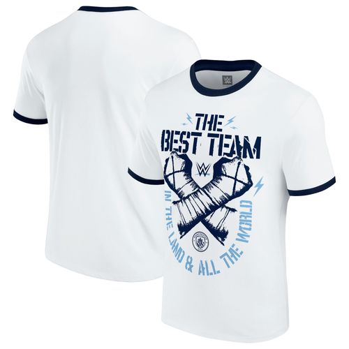 T-Shirt Wwe X Manchester City Cm Punk The Best Team Ringer - Blanc - Homme