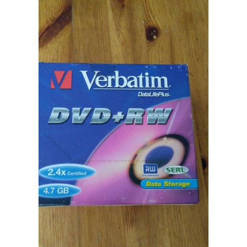 Verbatim DataLifePlus - 5 x DVD+RW - 4.7 Go - boîtier CD