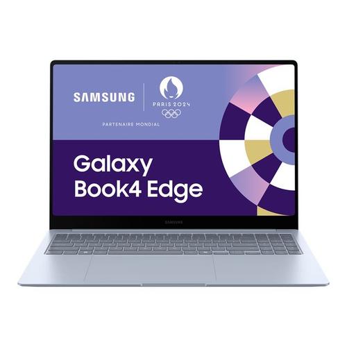 PC Portable Copilot+ Samsung Galaxy Book4 Edge 16' Ecran tactile Snapdragon® 16 Go RAM 512 Go SSD Gris Glacier