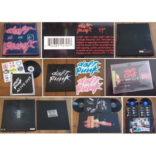 Introuvable Box Set 5lp's Daft Punk " Homework Discovery Alive 97 " Near Mint