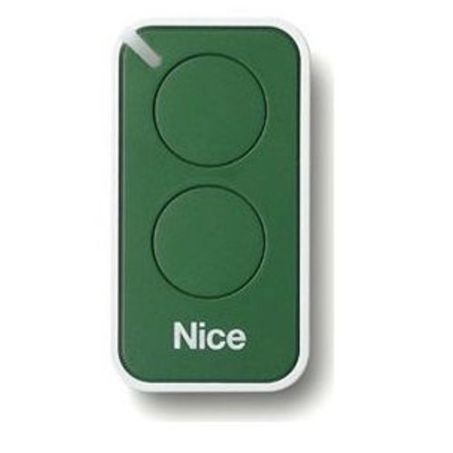 Télécommande 2 canaux verte NICE INTI2G