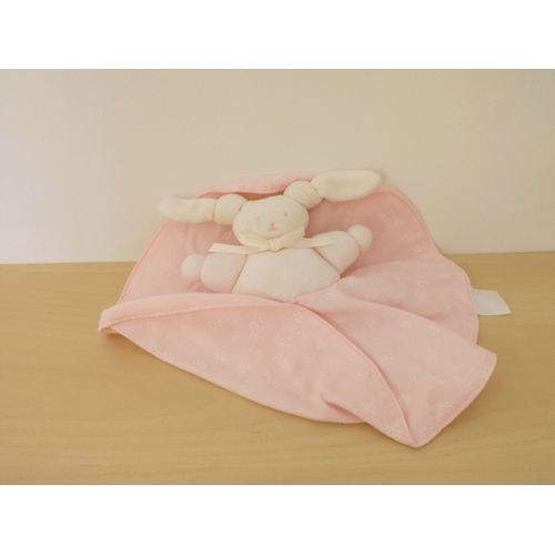 Doudou Lapin Blanc Rose Patachou Corolle