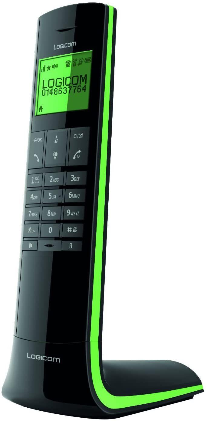 Panasonic KXTGF872B | Combo téléphone sans fil - 1 combiné fixe et 2  combinés sans fil - Répondeur - Noir