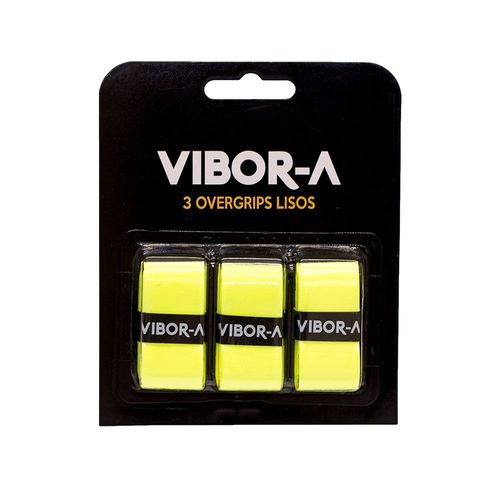 Accessoires: Blister 3 Overgrips Pro Vibor-A Liso Amarillo Fluor-Taille-