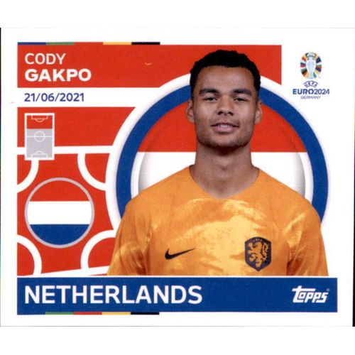Vignette Topps Euro 2024 Cody Gakpo Ned 18