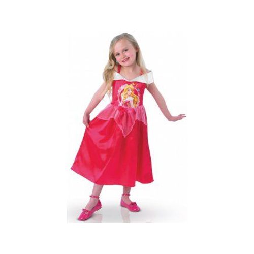 Costume Enfant Disney Princesse - Belle Au Bois Dormant : Aurore 3-4 Ans - Robe Rose - Deguisement