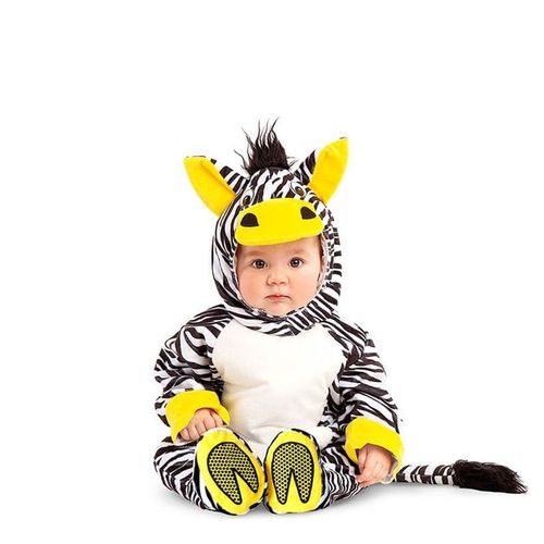Costume De Zèbre Avec Capuche Et Bébé Queue (Taille 12-24m)