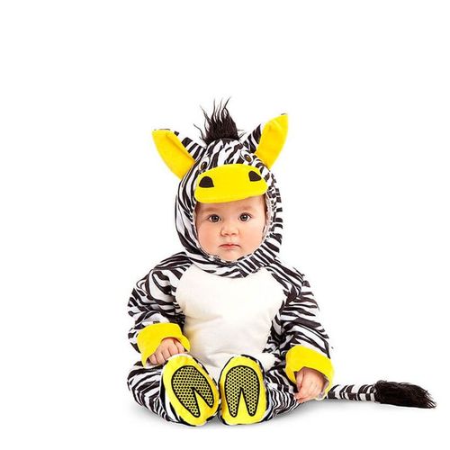 Costume De Zèbre Avec Capuche Et Bébé Queue (Taille 6-12m)