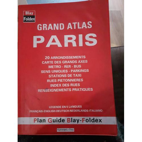 Grand Atlas Paris - Format : 21,5x30,5cm