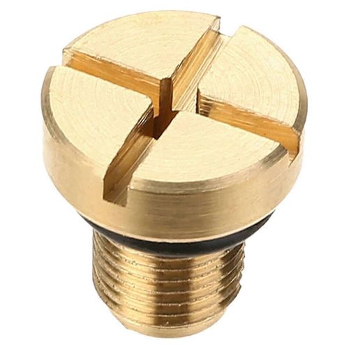 17111712788 Radiator Overflow Coolant Expansion Tank Bleeder Screw Gold Pour E36 E39 E46 Etc.