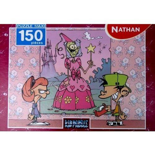 Puzzle Enfant Kid Paddle Et Carole Refont Le Portrait De La Fée 150 Pieces - Collection Dessin Animée Kidpaddle - Nouveauté