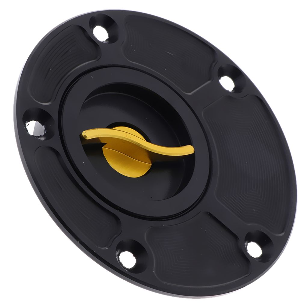 Couvercle Bouchon Réservoir D'Essence Moto, Vis Cache-Bouchon Réservoir  pour YAMAHA R3 R25 MT-07 MT-09 Bouton d'or