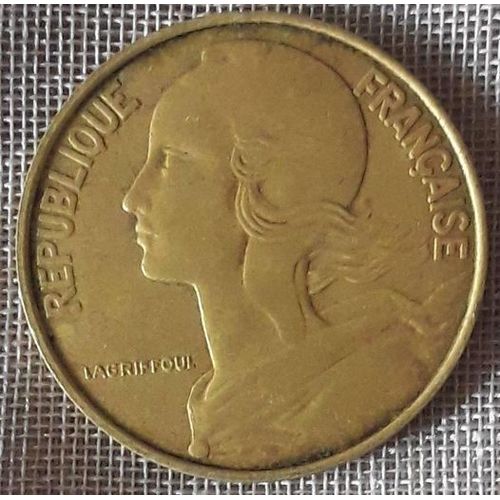 20 Centimes 1996 Fautée En Frappe Médaille