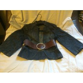 Veste En Jean Sans Bouton T 38