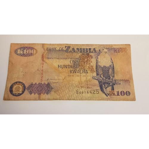 K100 Bank Of Zambia /B/ 1992 / N 425 P# 38