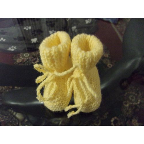 Chaussons En Laine Pour Bébé.