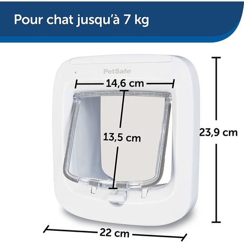 Petsafe Chatière À  Puce Électronique Pour Chat Avec Micropuce