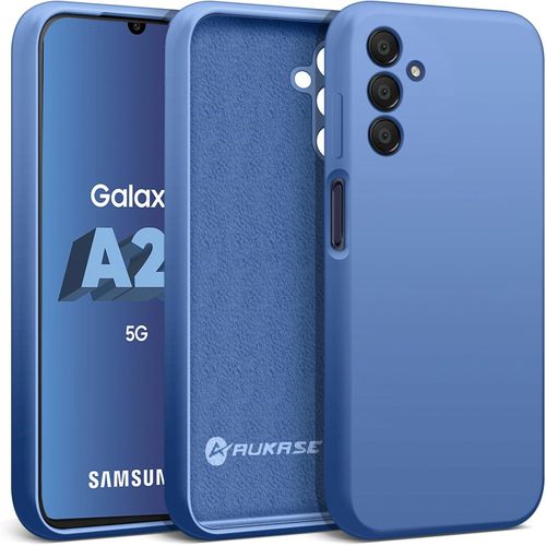 Coque Pour Samsung Galaxy A25, Coque Samsung A25 5g, Housse En Silicone De Qualité, Protection Avec Microfibre Douce Antichoc, Etui Pour Sil Bleu Ciel, Samsung A25 5g