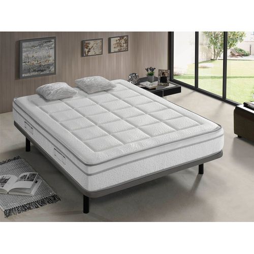 Matelas 80x180 Royal Visco Épaisseur 22 Cm - Mousse À Mémoire De Forme - Haute Adaptabilité - Ferme Et Élégant -2 Faces Eté/Hiver